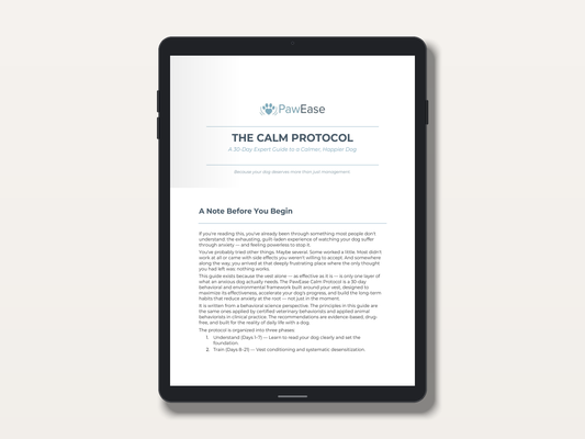 The Calm Protocol — A 30-Day Expert Guide to a Calmer, Happier Dog