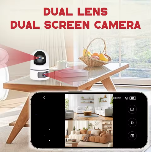 PawEase Camera — 4K Pet Monitoring Camera with Two-Way Audio | Know Your Dog Is Calm, Even When You're Away